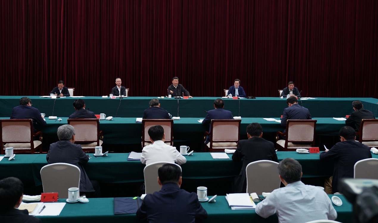 2019年5月20日至22日，中共中央總書記、國家主席、中央軍委主席習近平在江西考察，主持召開推動中部地區(qū)崛起工作座談會并發(fā)表重要講話。新華社記者 謝環(huán)馳 攝 