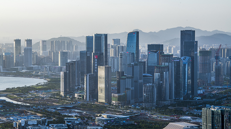 圖為深圳前海城市風(fēng)光。